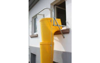 Goulottes évacuation chantier